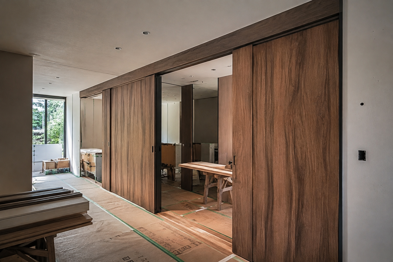 建具工事の施工写真